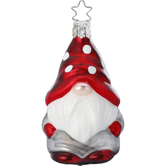 Gnome Kalle Glass Ornament | 3.6" 9cm – Christmas ornament by Inge-Glas