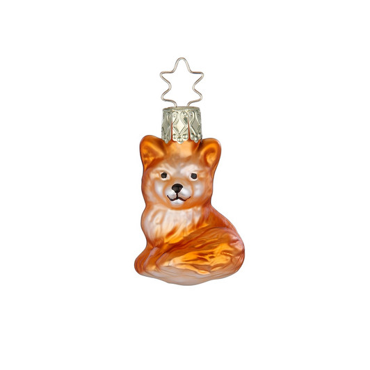 Little Fox Glass Ornament | 2.2" 5cm – Christmas ornament by Inge-Glas