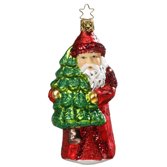 Nikolaus Prepares Glass Ornament | 5" 13cm – Christmas ornament by Inge-Glas