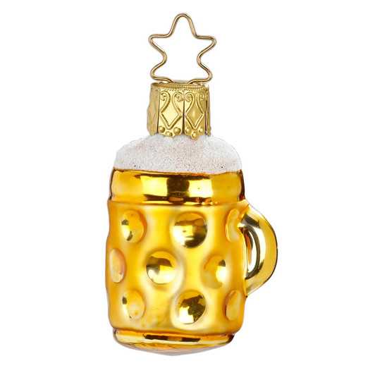 Half Liter Beer Mug Glass Ornament | 2" 5cm – Christmas ornament by Inge-Glas