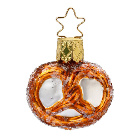 Mini Pretzel Glass Ornament | 1.6" 4cm – Christmas ornament by Inge-Glas