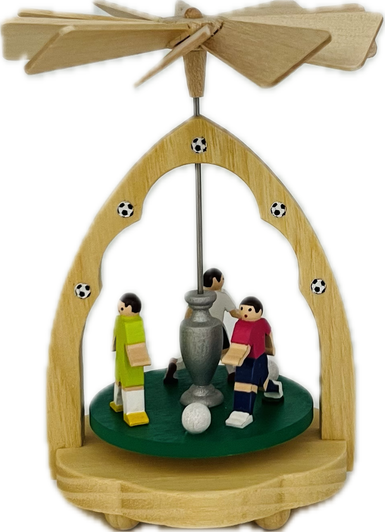 Soccer Miniature Pyramid | Warm Air Pyramid – Christmas pyramid by Richard Glaesser