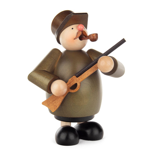 Wooden Incense Smoker - The Hunter - 5 Inches Tall – German Christmas smoker by Maik Körner Drechslerei H. Kluge