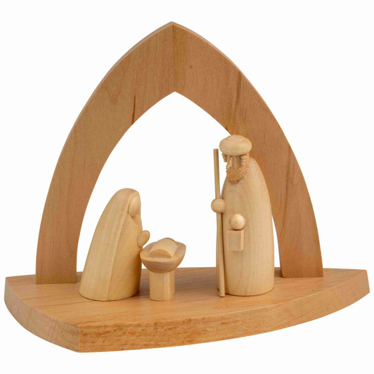 Nativity Arch Holy Family Figure | 11cm – Christmas ornament by Seiffener Volkskunst eG