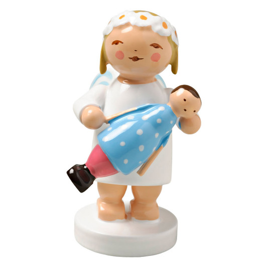 WENDT & KÜHN Blonde Angel Figurine Doll – Christmas ornament