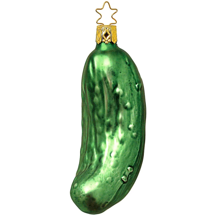 Legend Pickle Christmas German Ornament Large – Christmas ornament by Inge-Glas