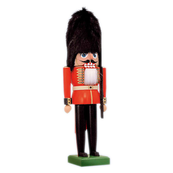 Red Guard Fur Helmet German Nutcracker – alternate view of the German nutcracker