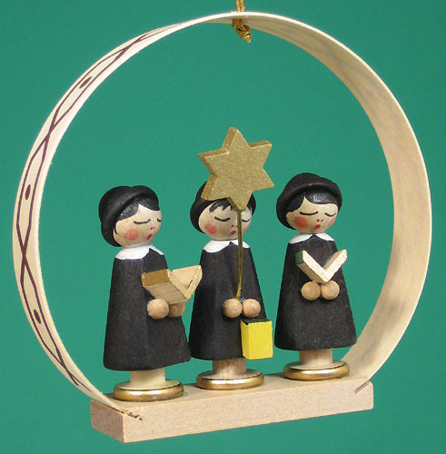 Seiffen Christmas Ornaments Set Six
