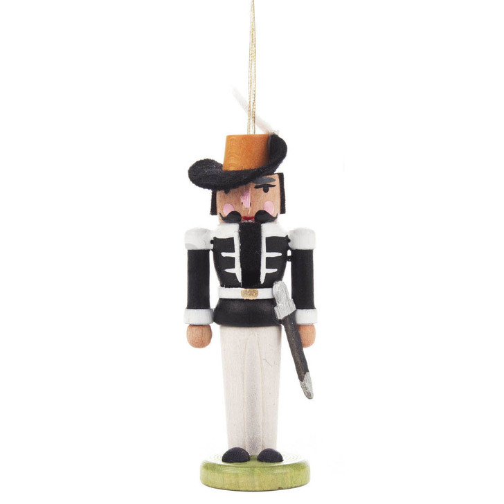 Nutcracker German Ornament Black – German nutcracker by Karl-Heinz Bilz