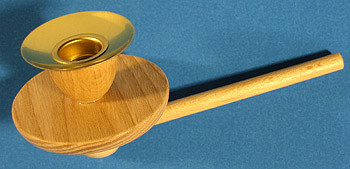 Pyramid Candle Holder 15mm – wooden candleholder by Richard Glaesser
