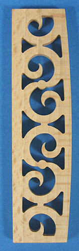 Richard Glaesser Replacement Scrollwork Fence – detail view of the Christmas pyramid