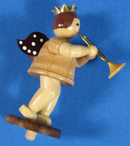 Angel Figurine Trumpet Advent Pyramid