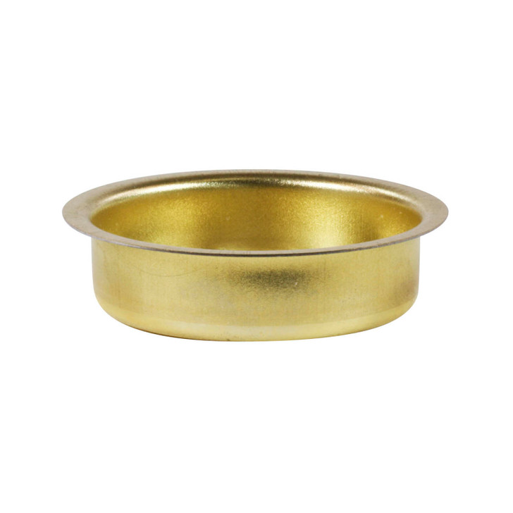Brass Drip Cup Tealight | 40mm Diameter – German handcrafted gift