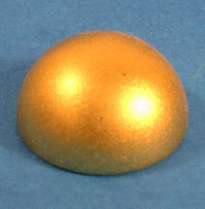 Gold Wooden Round Cap
