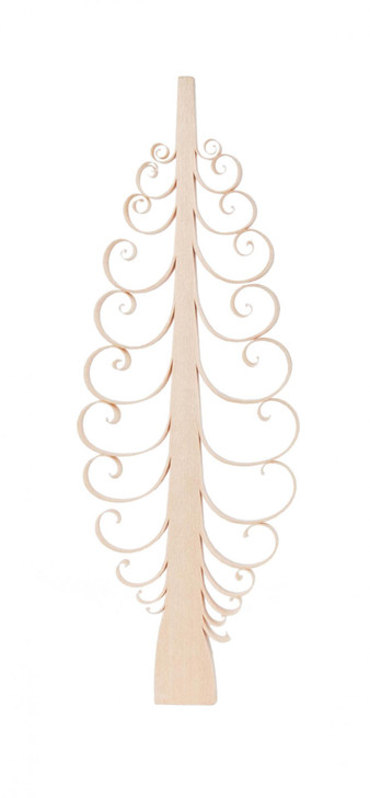 Natural Flat Shaved Tree Figurine 15cm – wooden figurine by Udo Rudolph