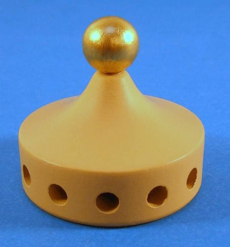 Pyramid Hub 12 Holes - 4.5mm / 3mm - Cream Gold – Christmas pyramid by KWO