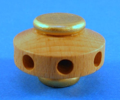 Pyramid Hub 8 Holes - 4.5mm / 2mm - Nat Gold – Christmas pyramid by KWO