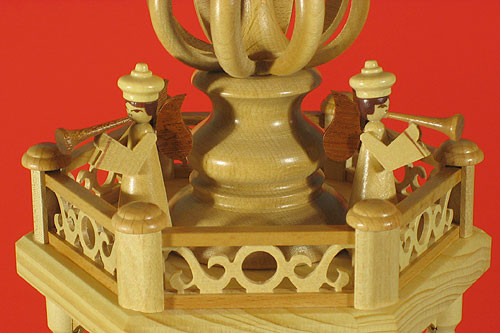 Christmas German Pyramid 4 Level – detail view of the Christmas pyramid