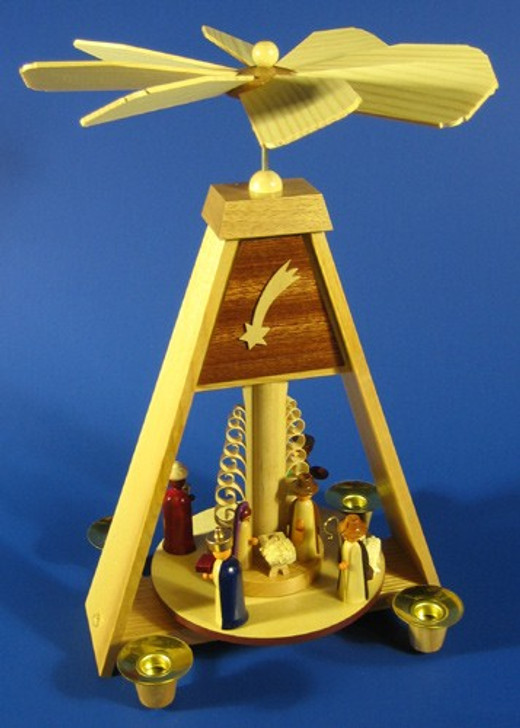 Christmas Carousel Nativity AFrame German Pyramid