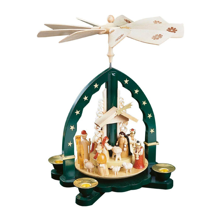 Christmas Carousel Pyramid German Star Arch – Christmas pyramid by Richard Glaesser