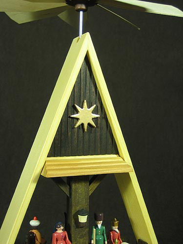 Christmas German Pyramid AFrame Manger Scene