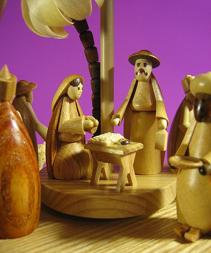 Holy Arch Christmas Carousel Pyramid