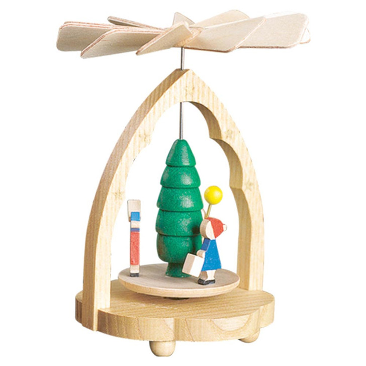 Miniature Pyramid Children Playing | Warm Air Pyramid – Christmas pyramid by Richard Glaesser