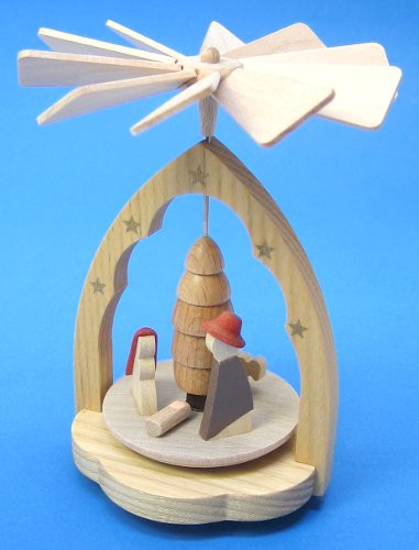 Miniature Pyramid Christmas Nativity | Warm Air Pyramid – alternate view of the Christmas pyramid