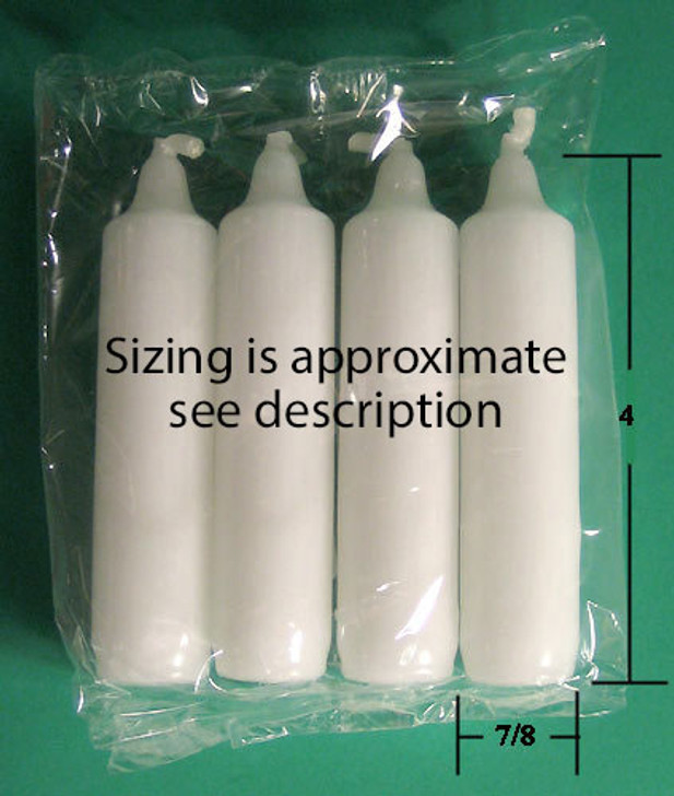 German Advent Candles Big White 22.5mm CDD050X700XW