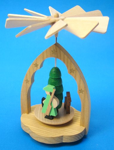Miniature Pyramid Forest | Warm Air Pyramid – alternate view of the Christmas pyramid