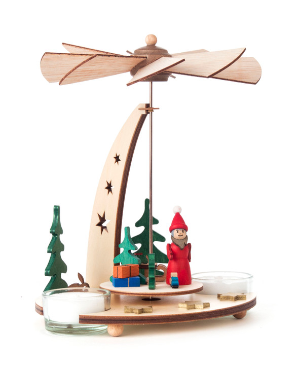 Santa Tealight Pyramid – Christmas pyramid by Kuhnert