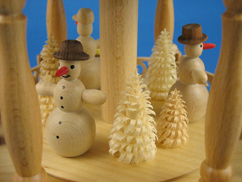 Snowmen Carousel German Pyramid