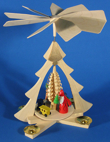 Tree Frame Santa Pyramid – detail view of the Christmas pyramid