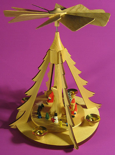 Tree Cutout Frame Santa Pyramid – Christmas pyramid