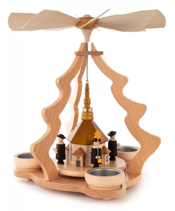 Choir Tree Church Pyramid – alternate view of the Christmas pyramid