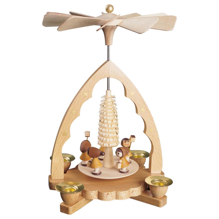 Christmas Children Lantern German Pyramid – Christmas pyramid by Richard Glaesser