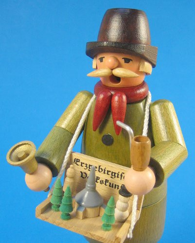 Erzgebirge Craftsman German Smoker – side view of the German Christmas smoker