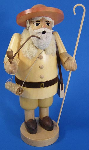 Larger Shepherd Sheep German Smoker – side view of the German Christmas smoker