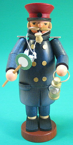 Train Conductor German Smoker – alternate view of the German Christmas smoker