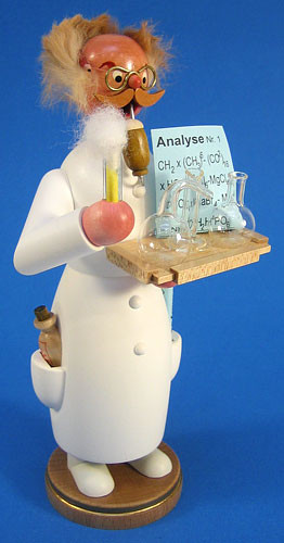 Chemist German Smoker – detail view of the German Christmas smoker