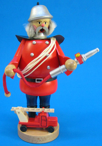 Fireman Truck German Smoker – alternate view of the German Christmas smoker