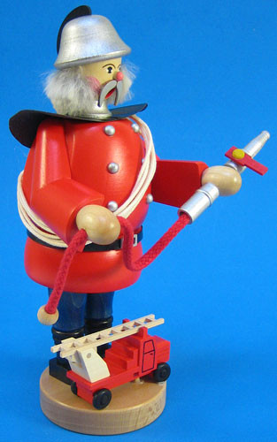 Fireman Truck German Smoker – detail view of the German Christmas smoker