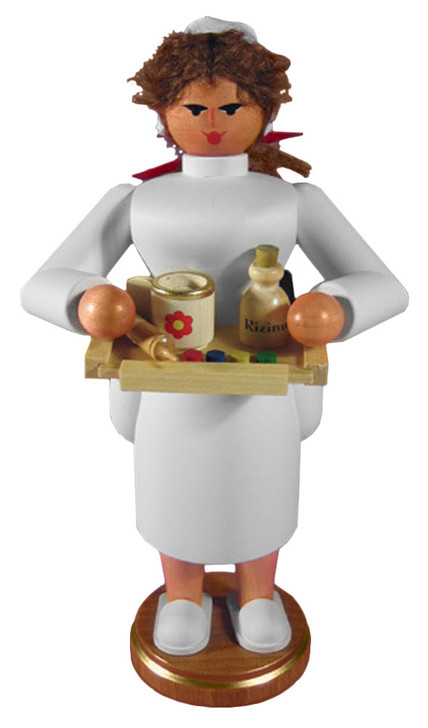 Nurse German Smoker – side view of the German Christmas smoker