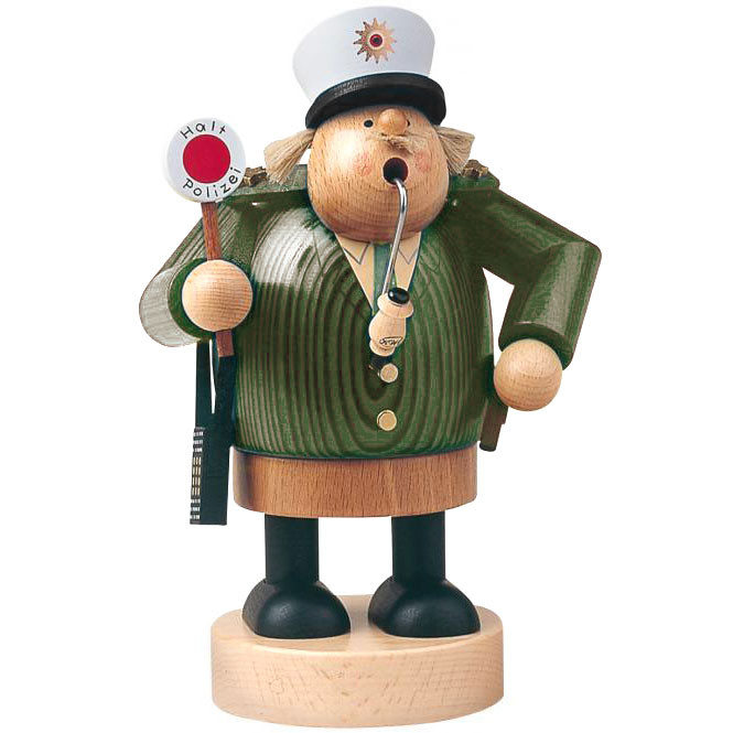 Policeman Halt Incense German Smoker – German Christmas smoker by KWO