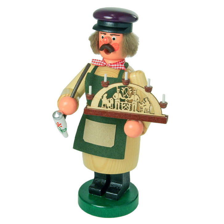 Schwibbogen Craftsman German Smoker – detail view of the German Christmas smoker