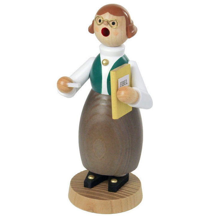 Teacher Incense Smoker | 6.3 Inches Tall – German Christmas smoker by Richard Glaesser