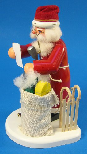 Christmas Santa German Smoker – detail view of the German Christmas smoker