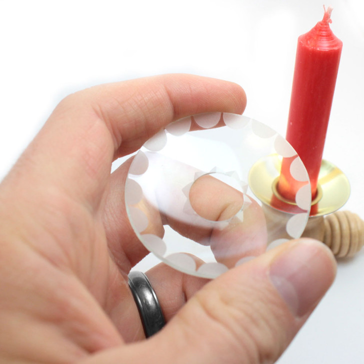 German Pyramid Candle Drip Catcher 15x52mm – detail view of the Christmas pyramid