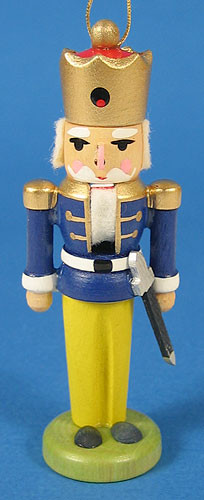 Nutcracker German King Ornament Blue Coat – alternate view of the German nutcracker