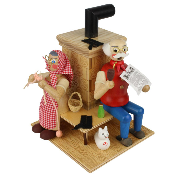 Oma Opa by the Stove German Smoker – German Christmas smoker by Jan Legler eK